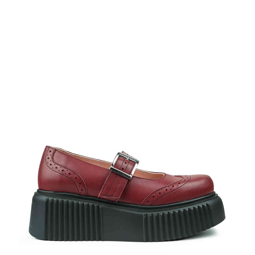 Altercore - Anabelle Vegan Creepers - Bordeauxrot